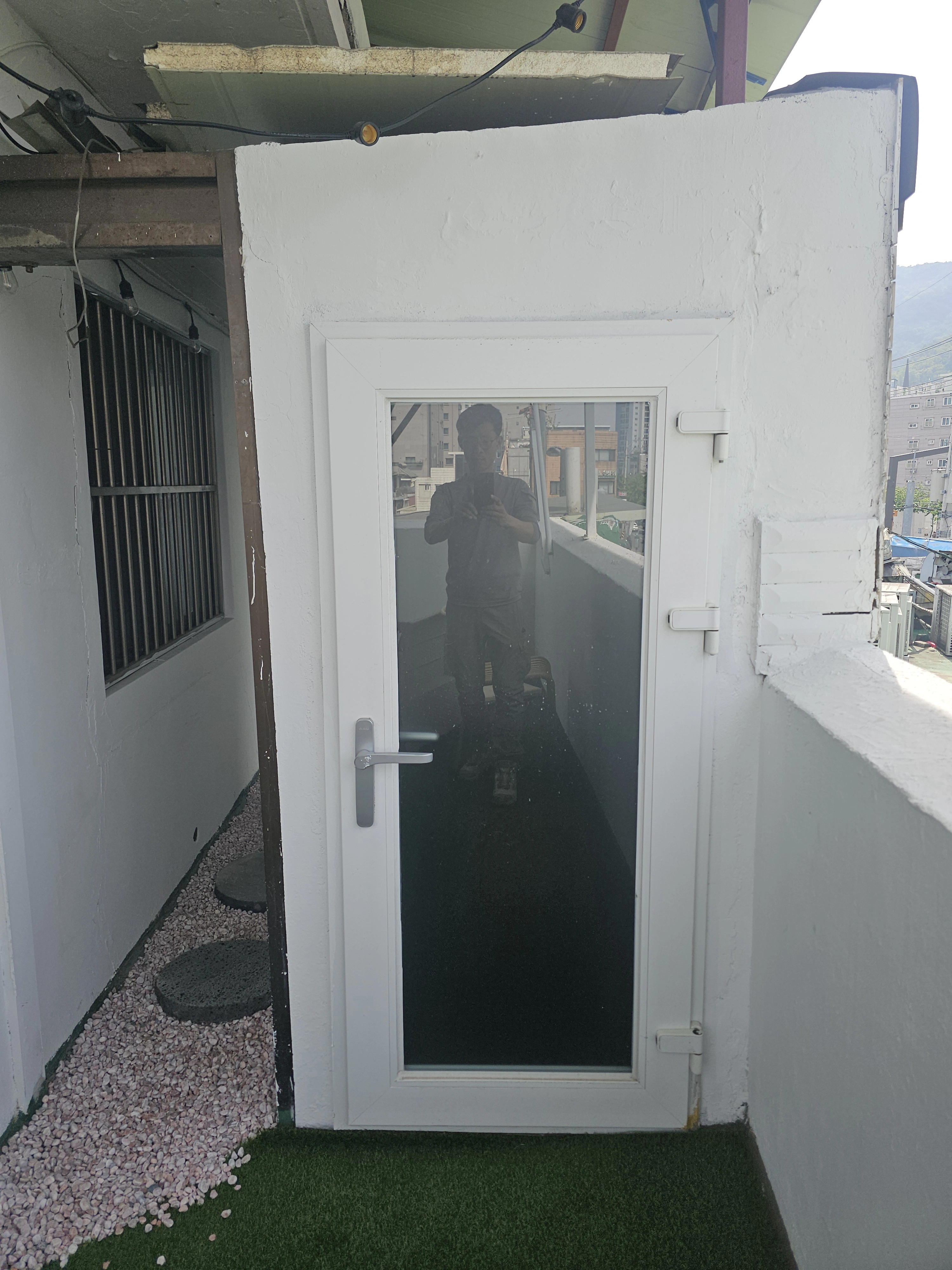 터닝도어 철거 재설치 작업 전 상태 실제 현장사진