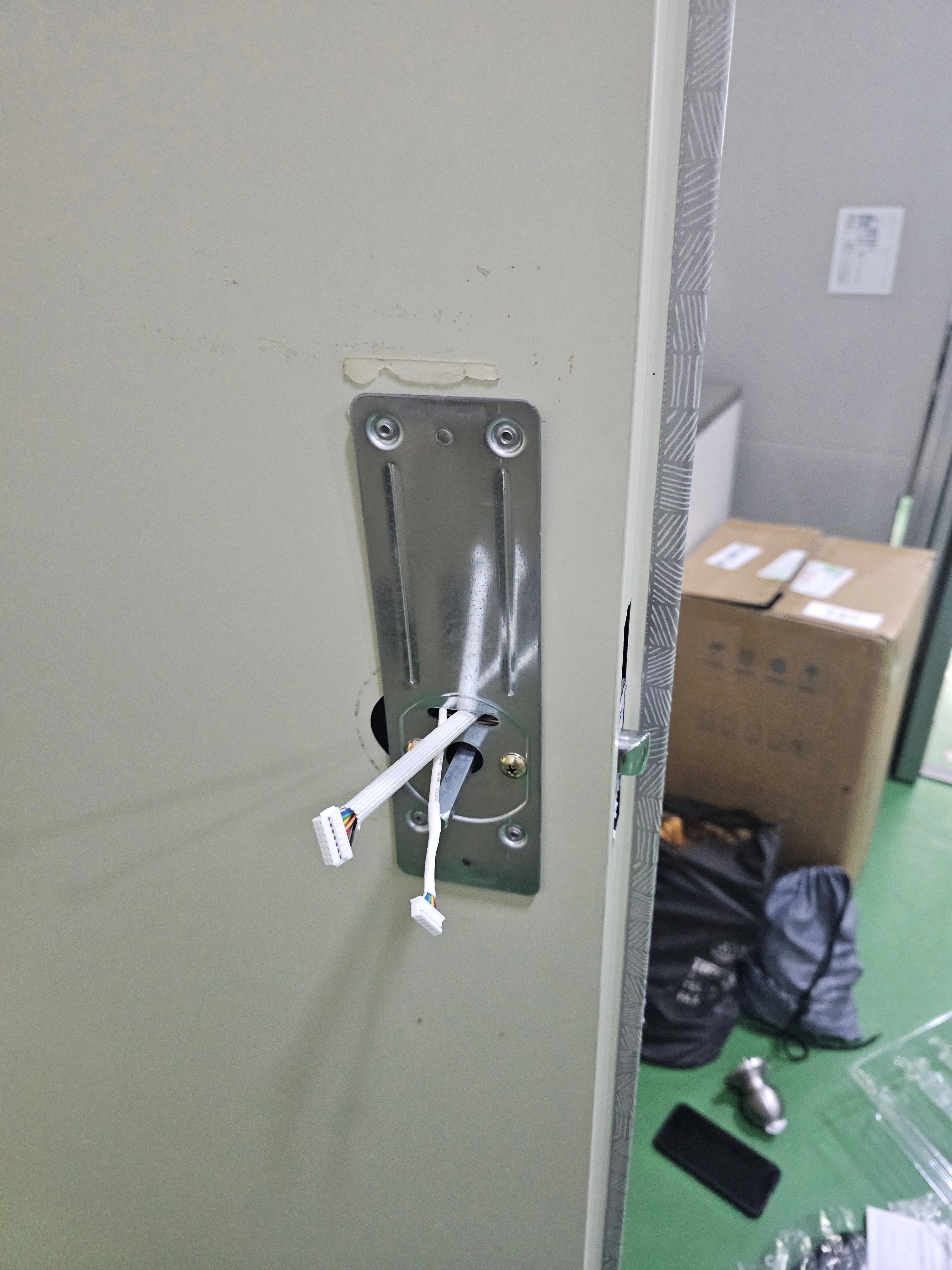 디지털도어락 교체비용 마감 확인 실제 현장사진